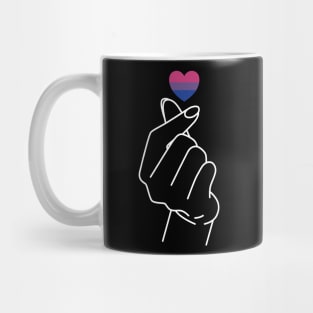 Bisexual Pride Flag Korean Love Sign Mug